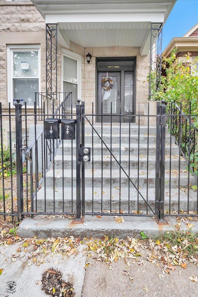 view of entrance to property