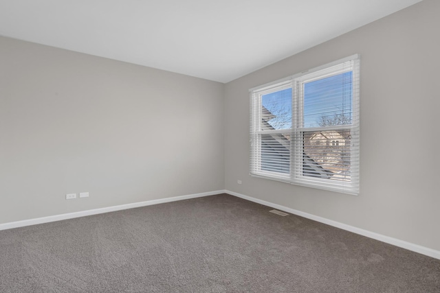 empty room with carpet floors