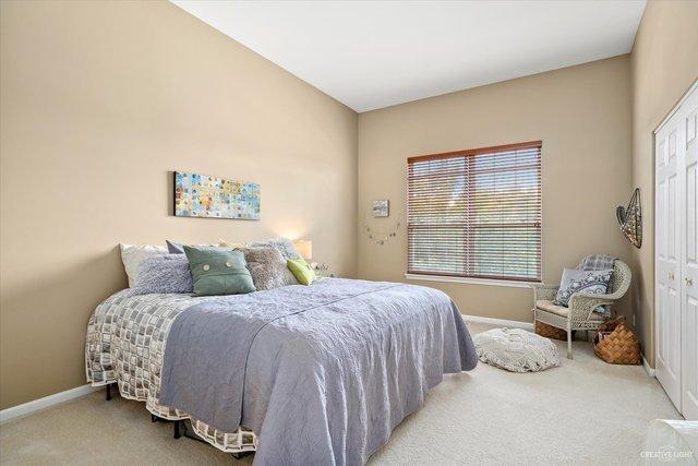 bedroom with carpet floors