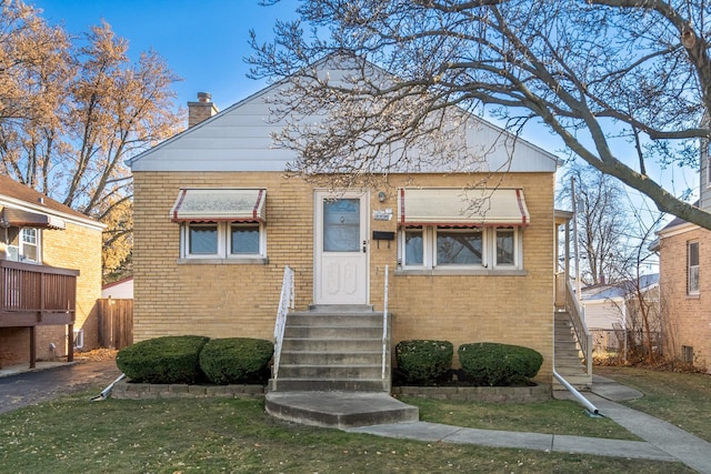 view of bungalow-style home