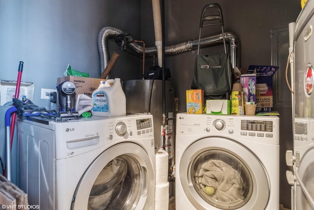 laundry room featuring independent washer and dryer