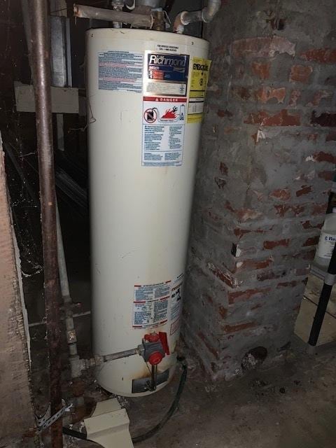 utilities with gas water heater