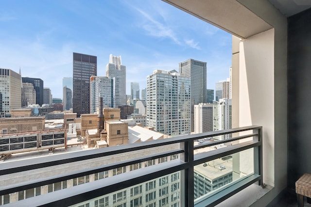 130 N Garland Ct Unit 2608, Chicago, IL 60602 - balcony with a skyline view