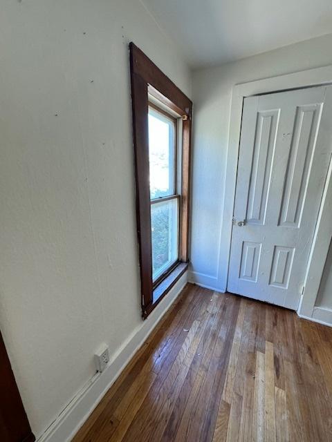 interior space featuring hardwood / wood-style floors