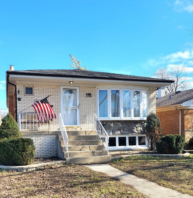 view of front of property