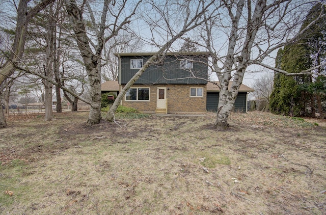 view of back of property