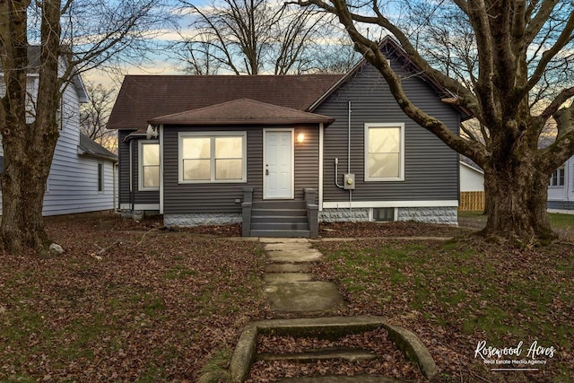 view of front of property