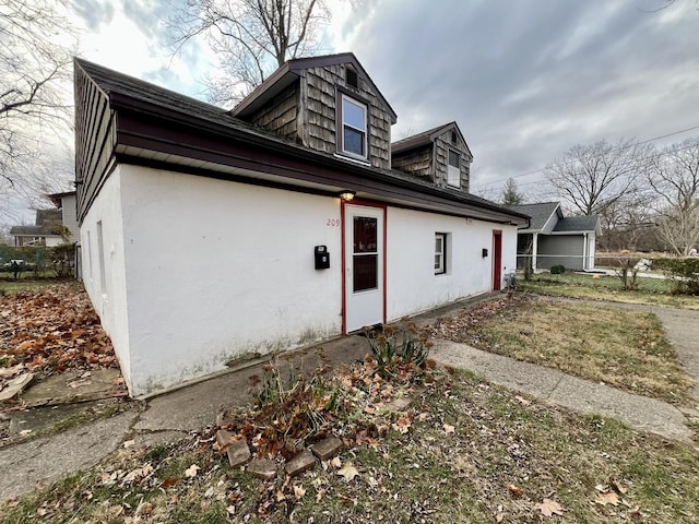 view of side of property