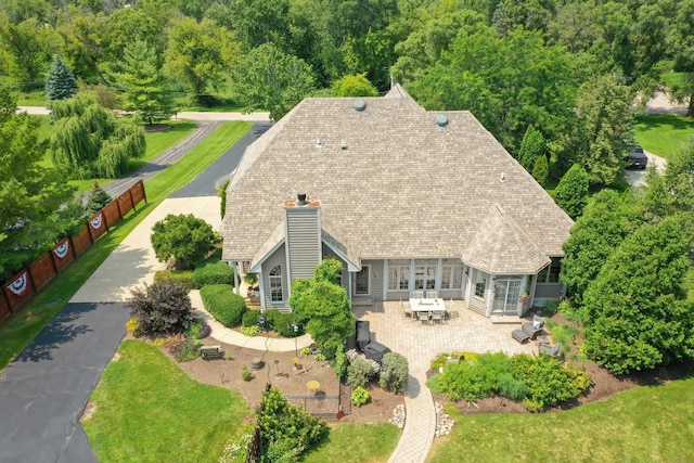 35161 N Indian Trl, Ingleside, IL 60041 - bird's eye view
