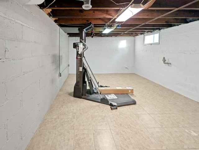 view of workout area