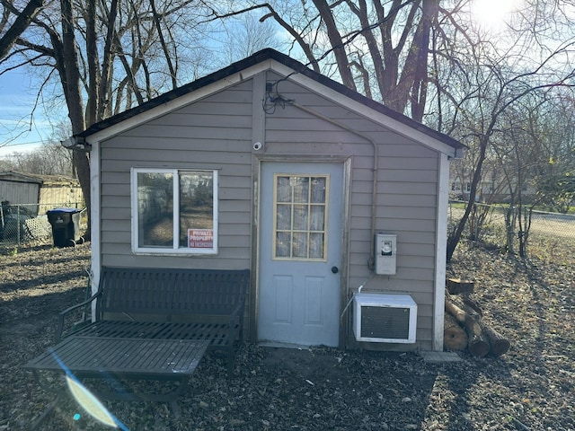 view of outbuilding