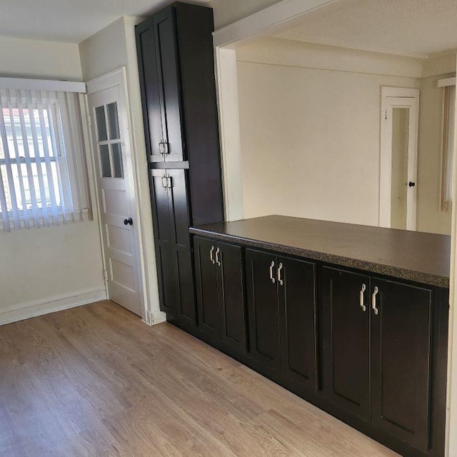 interior space featuring light hardwood / wood-style flooring