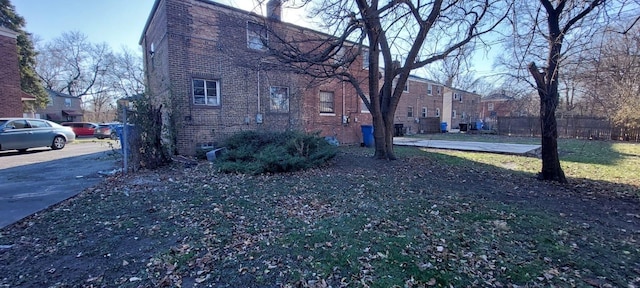 view of side of property