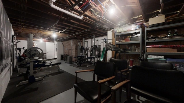 view of exercise room