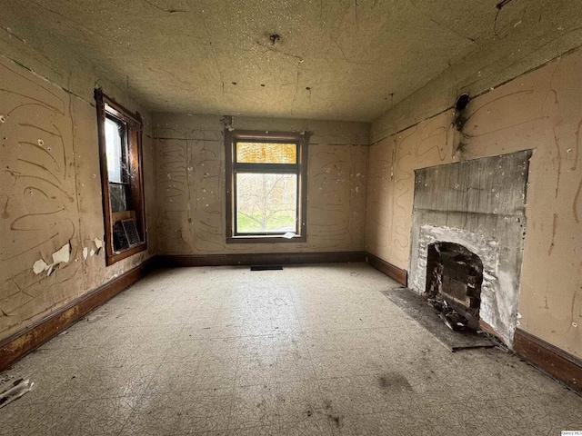 view of unfurnished living room