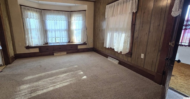 spare room featuring carpet