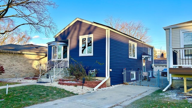 view of front of home