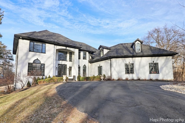 view of french provincial home