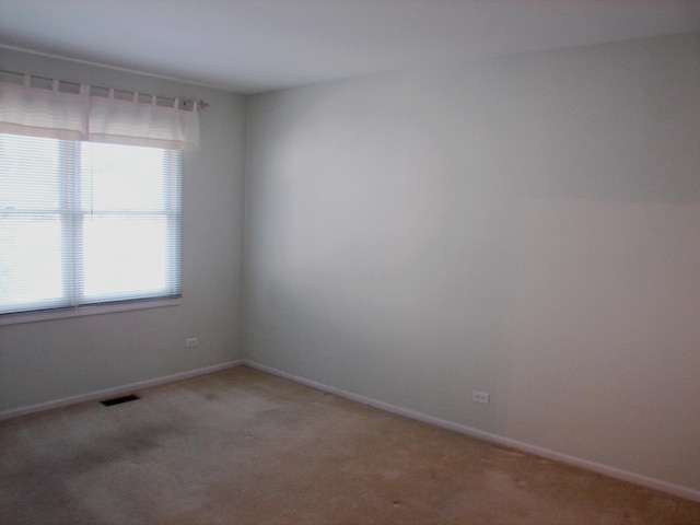 unfurnished room with carpet