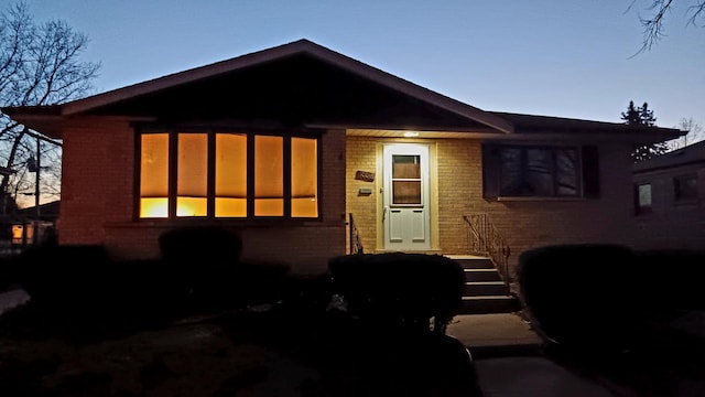 view of front of home