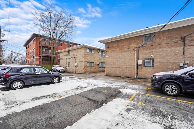 view of parking / parking lot