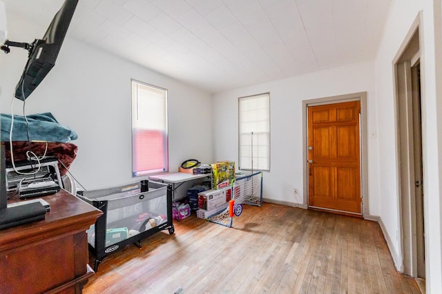 interior space featuring light hardwood / wood-style floors