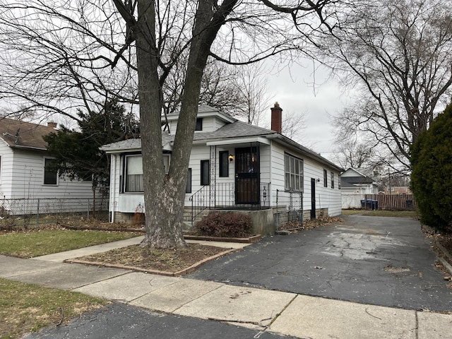 view of front of home