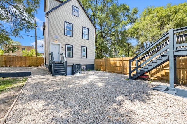 view of rear view of house