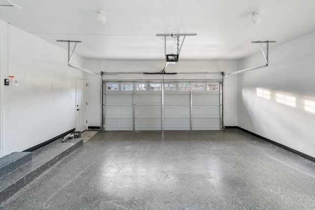 7S135 Clover Ct, Naperville, IL 60540 - garage featuring a garage door opener and baseboards