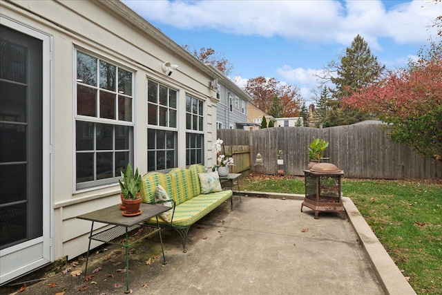 view of patio