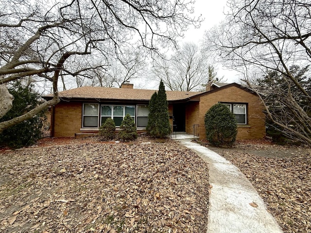 view of ranch-style home