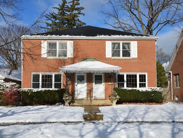 view of colonial-style house