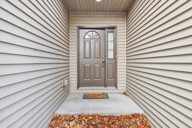 view of entrance to property