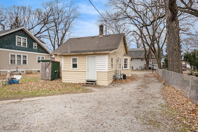 view of rear view of house