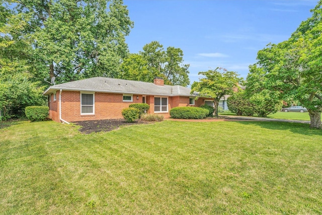 exterior space featuring a yard