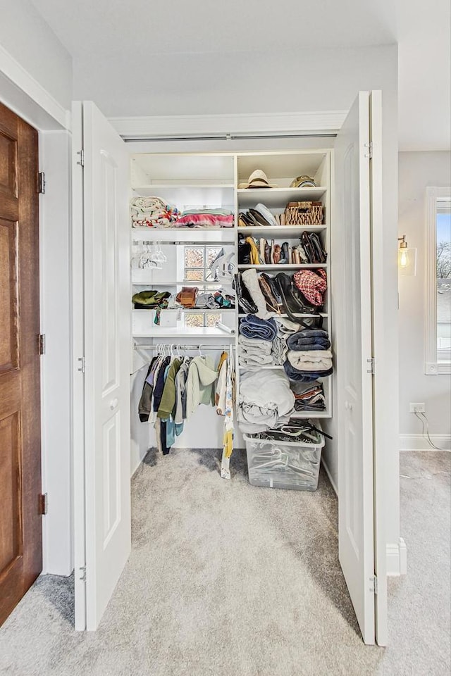 view of closet