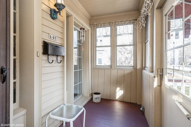 sunroom / solarium with plenty of natural light