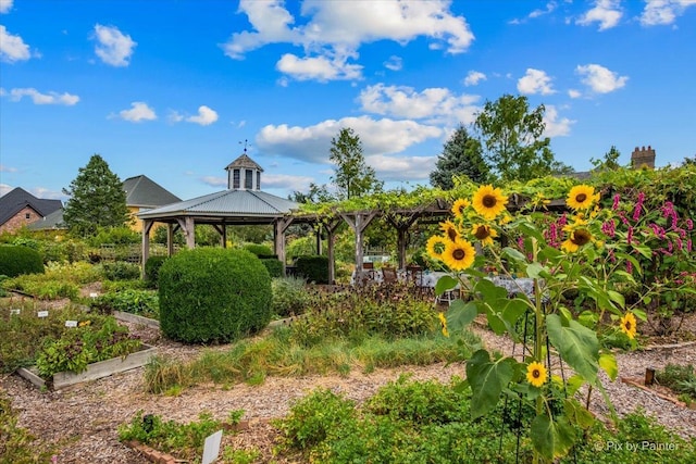 surrounding community featuring a gazebo