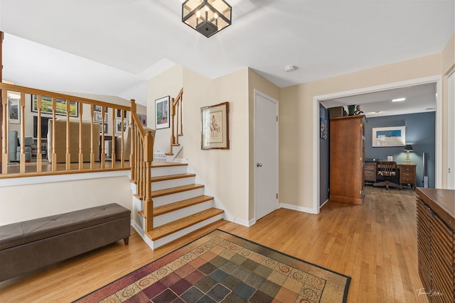 interior space featuring hardwood / wood-style floors