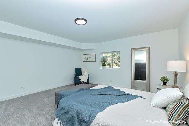 bedroom featuring carpet floors