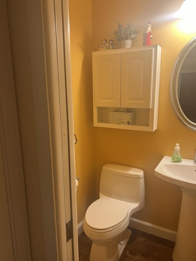 bathroom with toilet