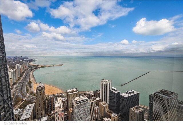 water view featuring a view of city