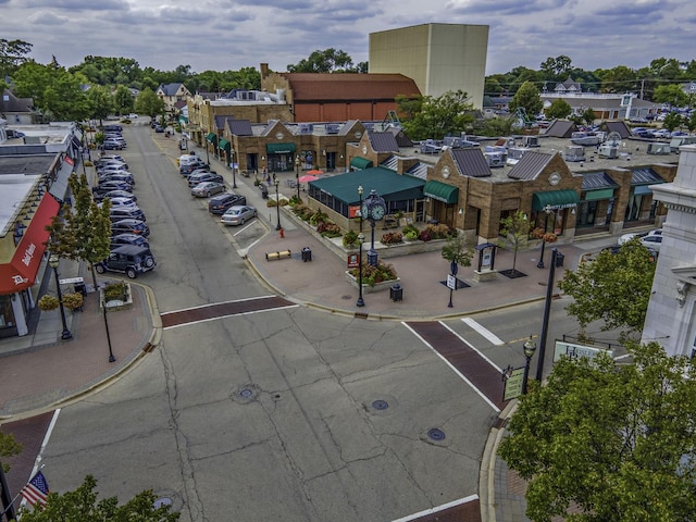 bird's eye view featuring a residential view