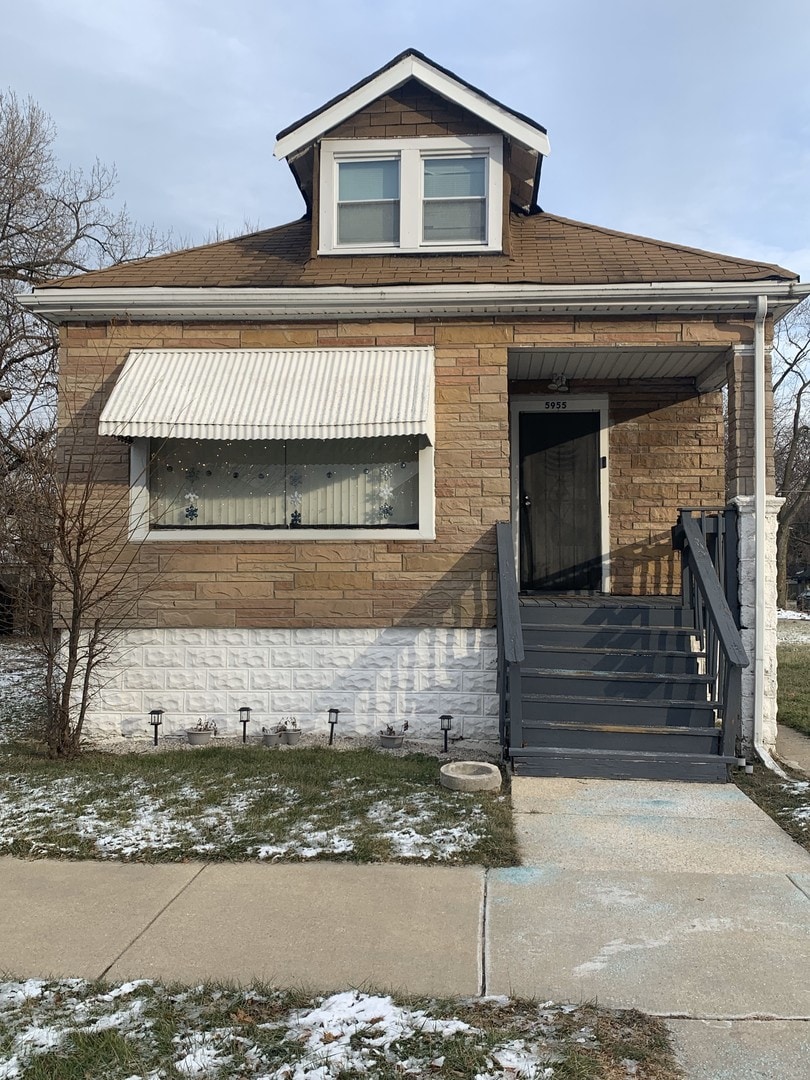 view of bungalow