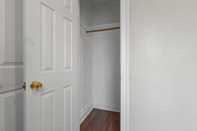 view of closet