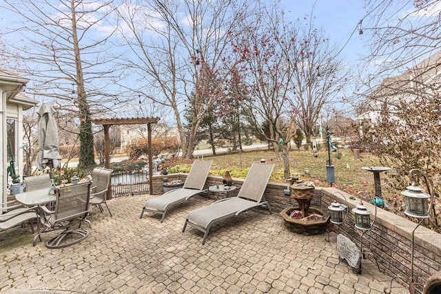 view of patio