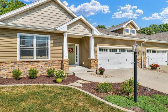 craftsman inspired home featuring a garage