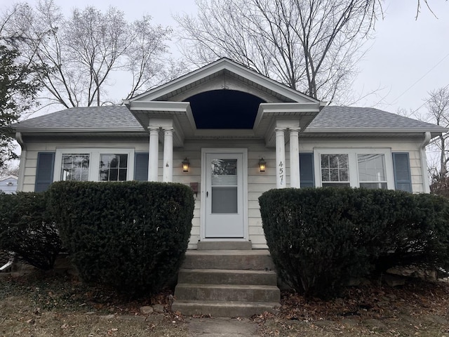 view of front of home