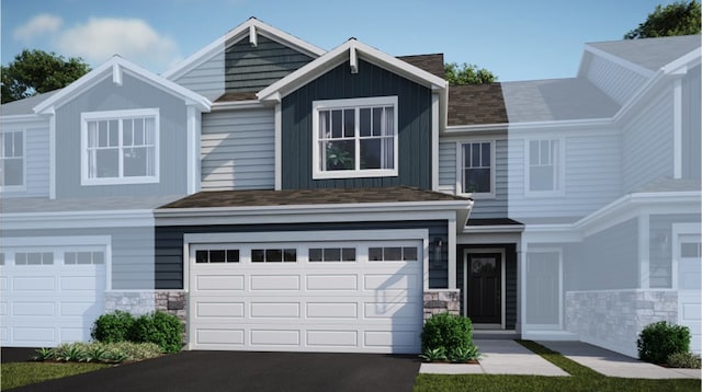 12121 Kelsey Dr, Huntley, IL 60142 - view of front facade with a garage