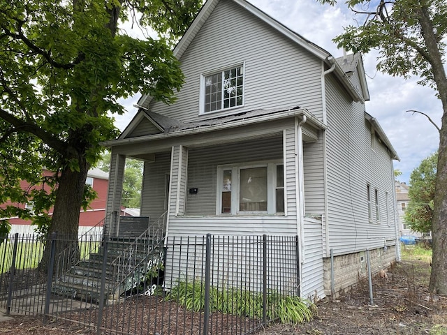 bungalow-style house featuring a porch